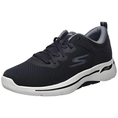 Afbeelding van Skechers 216254 Bkgy Sneakers voor heren, Zwart Textiel Leer Synthetisch