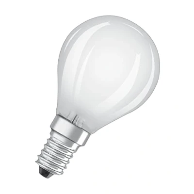 Afbeelding van OSRAM LED druppellamp E14 4W warmwit 2 per set