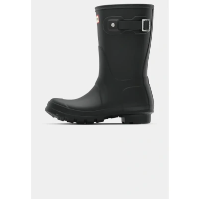 Afbeelding van Hunter Original Womens Short BOOT Vegan Regenlaarzen, Dames, Maat: 42, Black Natuurrubber