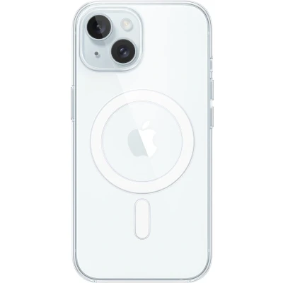 Afbeelding van Apple MagSafe Kunststof Back Cover Transparant iPhone 15