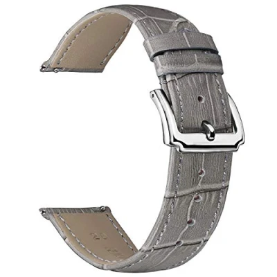 Afbeelding van BINLUN Horlogebandjes van roestvrij staal, 18 mm, 20 22 24 26 metalen horlogeband, vervanging voor dames en heren, met 7 kleuren, goud, zilver, zwart, roségoud, twee tinten, grijs.