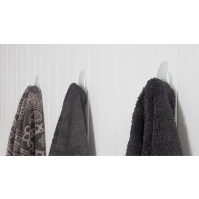 Afbeelding van 3M Command badkamer medium haak (l x b h) 86 35 29 mm Wit Inhoud: 2 stuk(s)