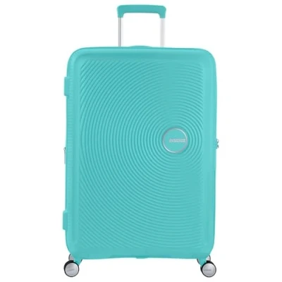 Afbeelding van American Tourister Soundbox Spinner 77 Expandable poolside blue Harde Koffer