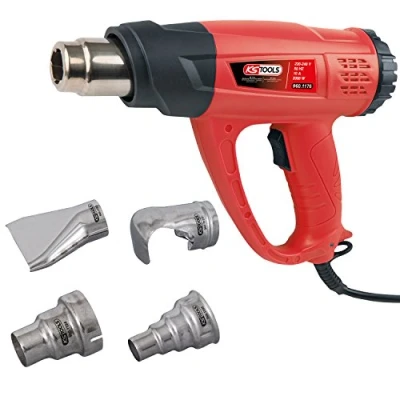 Afbeelding van KS Tools, Hete lucht droger, Heteluchtpistool set, digitaal, 5 stuks.