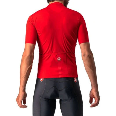 Afbeelding van Castelli Fietsshirt Korte Mouwen Heren Rood CLASSIFICA JERSEY RED M