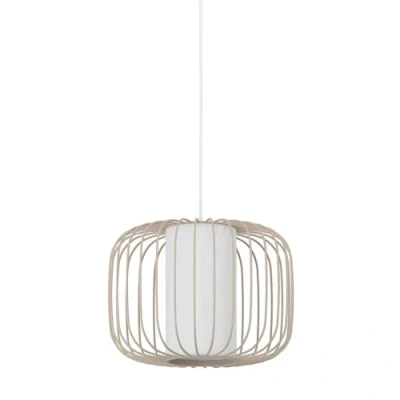 Afbeelding van EGLO Terrarosa Hanglamp E27 Ø 28,5 cm Zand/Wit Staal/Textiel