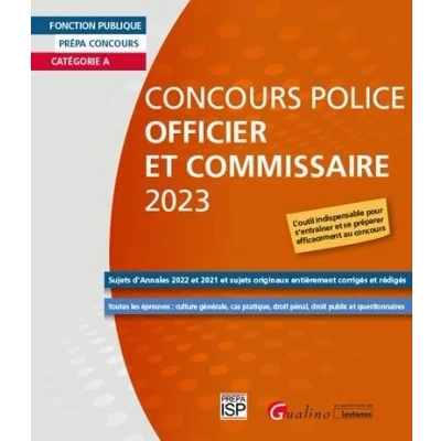 Image de Concours Police Officier et Commissaire 2023