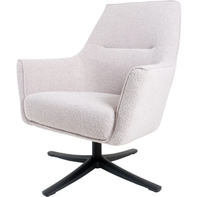 Afbeelding van Home67 Fauteuil Ties Bouclé Naturel