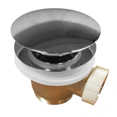 Afbeelding van Xellanz Losse clickwaste 11/2&quot; compleet tbv vrijstaande baden, chroom