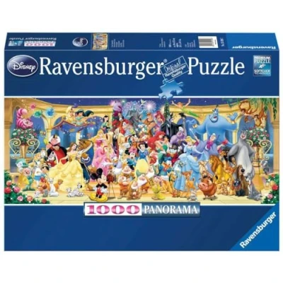 Afbeelding van Ravensburger Panorama Puzzel Disney Groepsfoto Legpuzzel 1000 stukjes