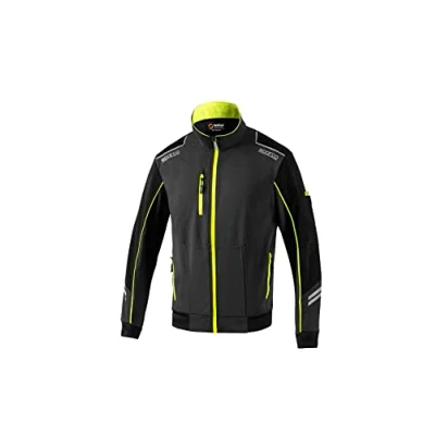 Afbeelding van Sparco TECH LIGHT Softshell Multifunctionele outdoorjas heren Grijs/Geel Maat S