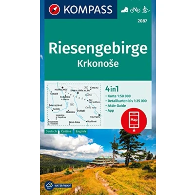 Afbeelding van KOMPASS Wanderkarte 2087 Riesengebirge, Krkonose 1:50.000