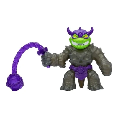 Afbeelding van Heroes of Goo Jit Zu Stretch Strikers Deluxe Hero Pack Rock Jaw, uitbreidbaar actiefiguur met meer dan 20 indrukwekkende vechtgeluiden