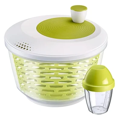Afbeelding van Westmark Salaset: 1 slacentrifuge 4,4 liter + schudbeker 0,25 l, kunststof, BPA vrij, spinderella, kleur: transparant/wit/groen 243022E7