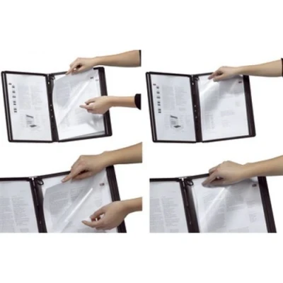 Image de DURABLE plaque pochette SHERPA, format A4, cadre: noir