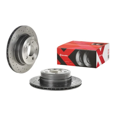 Afbeelding van BREMBO 09.9925.1X Remschijf 320 20 5 geperforeerd/interne ventilatie Gecoat High carbon Met schroeven BMW: X5, X6