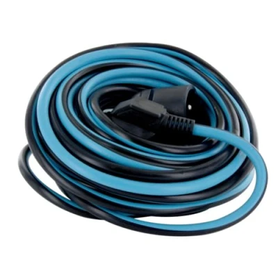 Afbeelding van Verlengkabel, zwart/blauw, 10 m