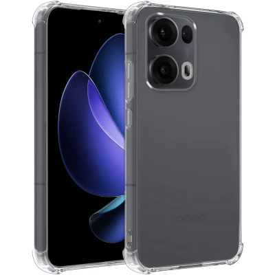 Afbeelding van Hoesje Geschikt voor OPPO Reno 13 Pro Siliconen Shock Proof Case Hoes Cover Shockproof Transparant