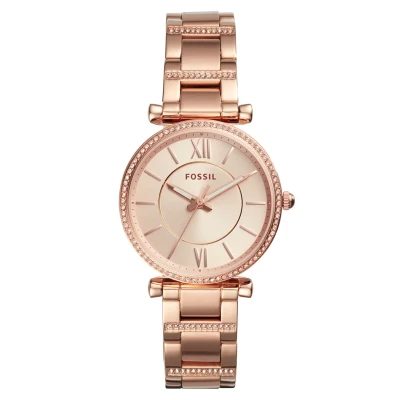 Afbeelding van Fossil dames Carlie horloge ES4301 in de kleur Roségoud