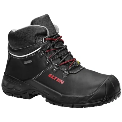 Afbeelding van Elten werkschoenen RENZO GTX PU zwart halfhoog S3 maat 46