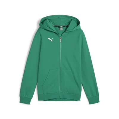 Afbeelding van PUMA kinderteamGOAL Casuals hoodedjack Jr jack met capuchon 658596 05 groen