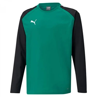 Afbeelding van Puma Teamliga Sweater voor kinderen, Maat: 116, Pepper green/puma black