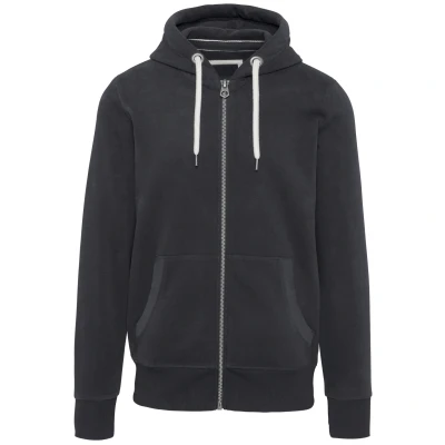 Afbeelding van Kariban Vintage herensweater met rits en capuchon KV2306 Charcoal