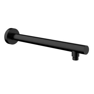 Afbeelding van Wiesbaden luxe douche arm rond muurbev.45cm Zwart