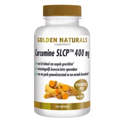 Afbeelding van Curcumine Slcp 400 Mg 120 Veganistische Capsules