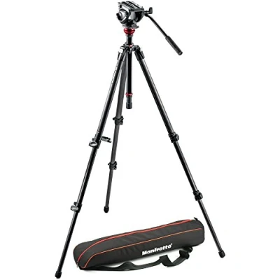 Afbeelding van Manfrotto Video statief kit (Koolstof, Metaal), Statief, Zwart