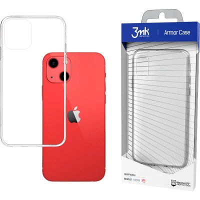 Afbeelding van 3mk iPhone 13 Mini Armor Case Stevige Hoes voor Optimale Bescherming Transparant