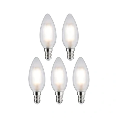 Afbeelding van Paulmann 29095 LED lamp Energielabel F (A G) E14 Kaars 4.8 W Warmwit (Ø x h) 35 mm 98 5 stuk(s)