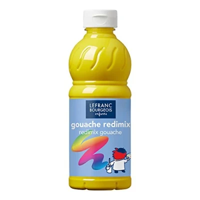 Afbeelding van L&amp;B Plakkaatverf Redimix Primary Yellow 500ml