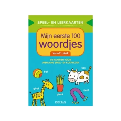 Afbeelding van Deltas Speelen leerkaarten Mijn eerste 100 woordjes