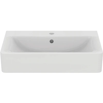 Afbeelding van Ideal Standard Connect Cube wastafel (65 x 46 cm) wit 1 kraangat, met