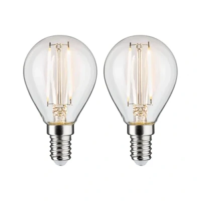 Afbeelding van Paulmann 28857 LED lamp Energielabel F (A G) E14 2.7 W Warmwit (Ø x h) 45 mm 81 2 stuk(s)