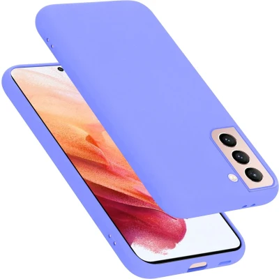 Afbeelding van Cadorabo Hoesje geschikt voor Samsung Galaxy S22 in LIQUID LICHT PAARS Beschermhoes gemaakt van flexibel TPU silicone Case Cover