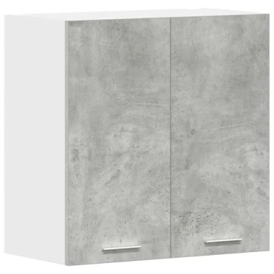 Afbeelding van vidaXL Keukenwandkast 60x31x60 cm spaanplaat betongrijs
