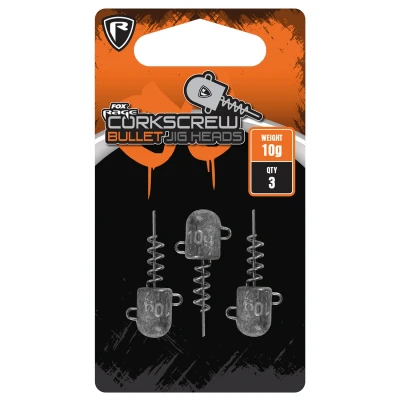 Afbeelding van Fox Rage Corkscrew Bullet Jig Heads 20g x 3pc Loodkop