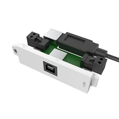 Image de VISION TechConnect 3 USB b module with active booster circuit Plaque modulaire enclenchable