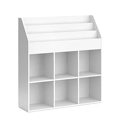 Afbeelding van Vicco kinderboekenkast &quot;Luigi&quot;, wit, 107,2 x 114,2 cm