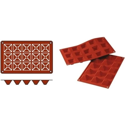 Afbeelding van bakmat Pyramid Mini, 070061, Silikomart