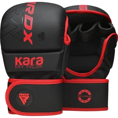 Afbeelding van RDX Sports F6 Kara MMA Bokshandschoenen Training Boksen Kunstleer Rood L/XL