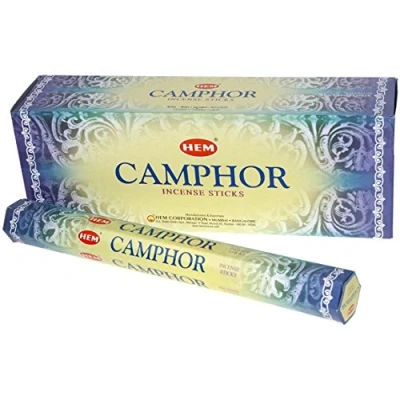 Afbeelding van HEM Wierook Camphor Slof (6 pakjes/120 stokjes)