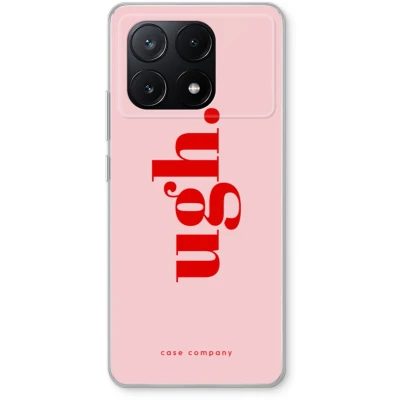 Afbeelding van Case Company® hoesje geschikt voor Xiaomi Poco X6 Pro Ugh Soft Cover Telefoonhoesje Bescherming aan alle Kanten en Schermrand