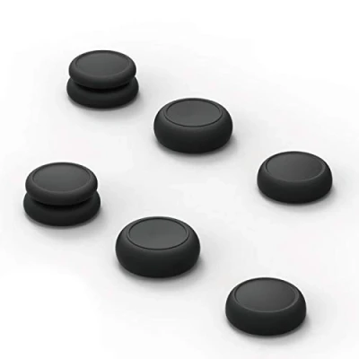 Afbeelding van Skull &amp; Co. Duimgreepset, CQC en FPS, joystick dop, analoog voor Steam Deck/Steam Deck OLED ROG Ally/ROG Ally X zwart, 3 paar (6 stuks)