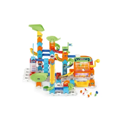 Afbeelding van VTech Marble Rush Super Action Set Electronic L100E Knikkerbaan Educatief 102 Onderdelen met Licht en Geluidseffecten Cadeau Speelgoed 4 tot 12 Jaar