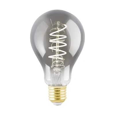 Afbeelding van EGLO LED Lamp E27 Ø 7,5 cm A75 Smoke 2000K Dimbaar