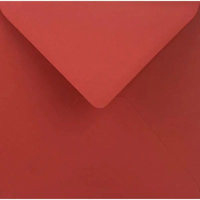 Afbeelding van Netuno 25 rode vierkante enveloppen, 153 x mm, 115 g, Sirio Color Lampone, kleurrijke decoratief, elegante enveloppen voor brieven, uitnodigingen, bruiloft, Kerstmis, wenskaarten,