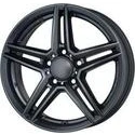 Afbeelding van RIAL 5 gat 16duim 112mm lichtmetalen Velg M10 hyper silber schwarz Horn poliert 65649M84